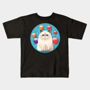 Ragdoll Cat Xmas  Ornament, Love Cats Kids T-Shirt